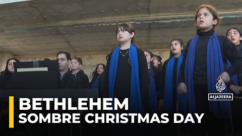 Palestinian choristers mark a sad Christmas from Bethlehem to Gaza