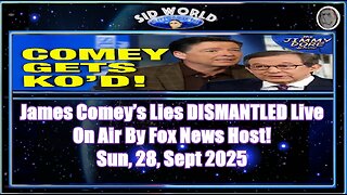 James Comey’s Lies DISMANTLED Live On Air By Fox News Host!