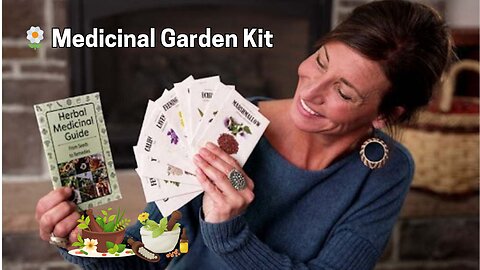 🌼 Medicinal Garden Kit: 4,818 Medicinal Seeds for Your Garden!