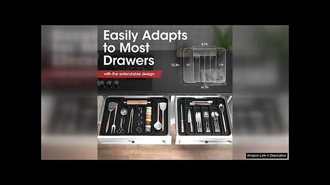 AUJEN Silverware Organizer - Expandable Kitchen Drawer Organizer Review