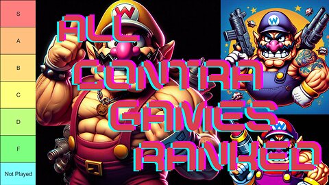 Ranking All The Contra Games