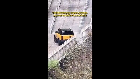 Todoterreno Chery provoca daños en monte Tianmen durante una prueba fallida
