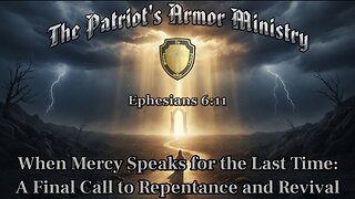 When Mercy Speaks for the Last Time – A Final Call to Repentance and Revival