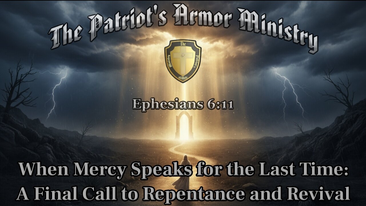 When Mercy Speaks for the Last Time – A Final Call to Repentance and Revival