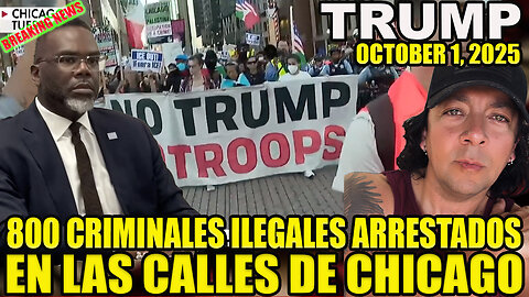 800 CRIMINALES ILEGALES ARRESTADOS EN CHICAGO! EL MAYOR PROTESTA