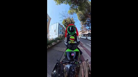 Due ragazzi gentilissimi🙏💚 #ninja ##funnyninjat #videoshoot #kawasaki #ragazzi #italy #moto