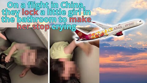 Child cries incessantly on flight: 2 passengers lock her in the airplane bathroom