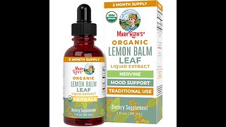 MaryRuth Organics Lemon Balm Leaf Liquid Extract