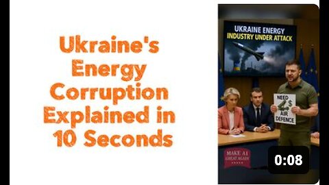 Ukraine's Energy Corruption Explained in 10 Seconds⚡🤑🕶️
