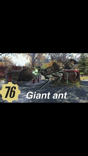 Fallout 76 giant ant, Insect Vicious fire ant.