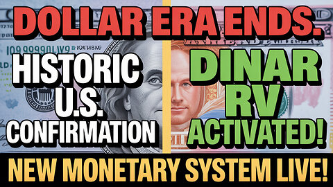 Historic Move 🚨 U.S. Confirms End of Dollar Dependency – Dinar RV Begins Now! 💥 Today's IQD News!