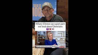 Hillary Clinton says Quiet Part *OUT LOUD* about White Men, Nationalist, Christian Men