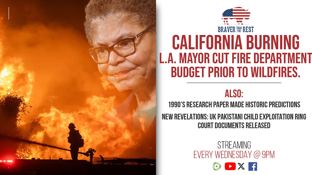 California Wildfires. Neglect by LA Mayor and Gavin Newsome to Blame?
