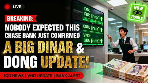 Nobody Expected This — Chase Bank Just Confirmed a Big Dinar & Dong Update! 🏦💰 💥 Iraqi Dinar News