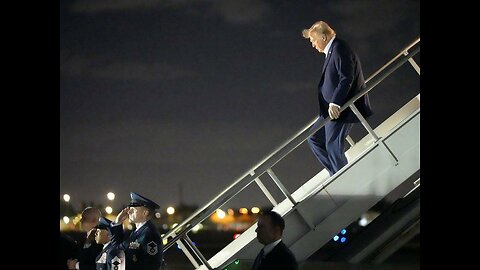 President Trump works late into the night 