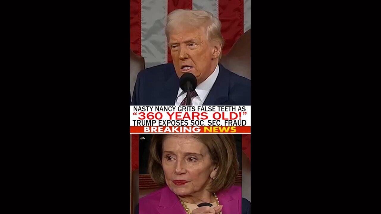 Trump Exposes 360-Year-Old Social Security Fraud While Pelosi Struggles with Dentures