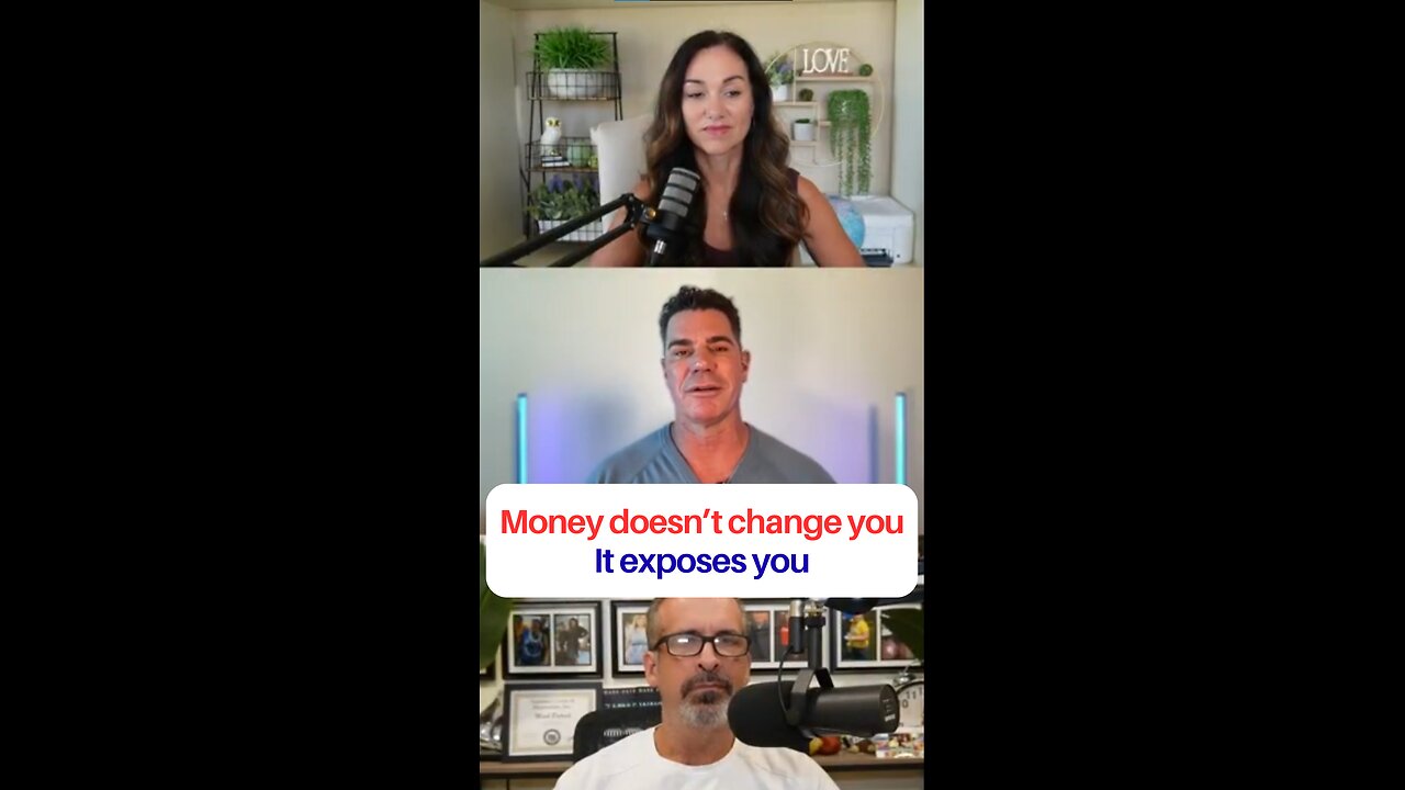 Money doesn’t change you. It amplifies you
