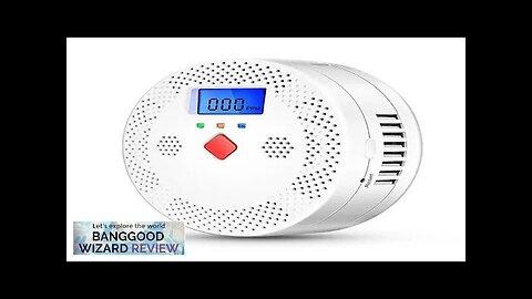 Tuya WiFi Smart Carbon Monoxide Detector Alarm 85dB Sound Warning LCD Digital Review