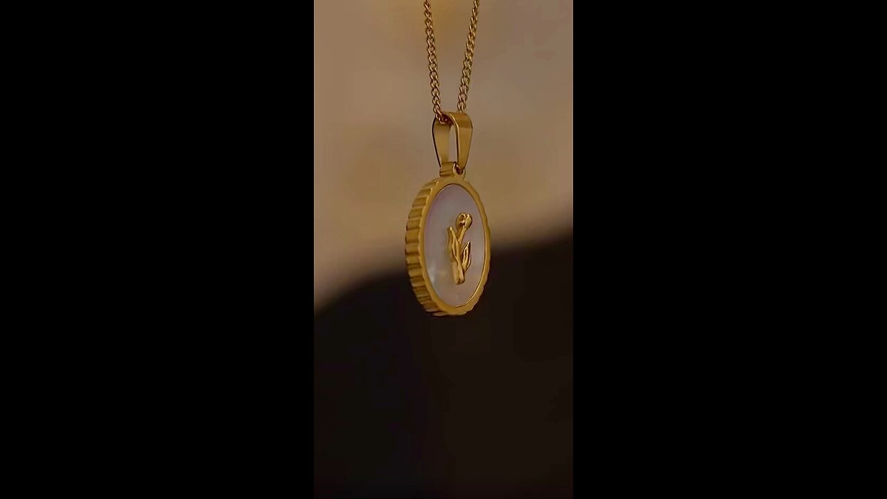 Gold plated necklace