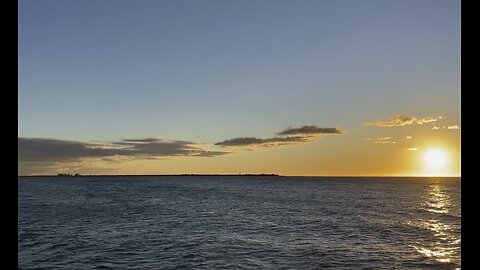 Sunset by Fort De Soto park October 10 2025