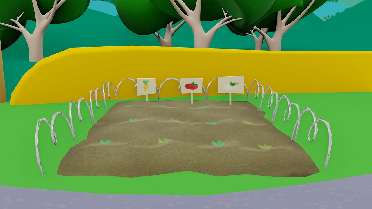 Jack Landry toodles and the garden