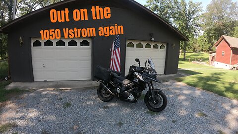 Out on the Vstrom again