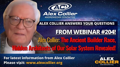 Alex Collier: The Ancient Builder Race – Hidden Architects of Our Solar System Revealed! 🏛️