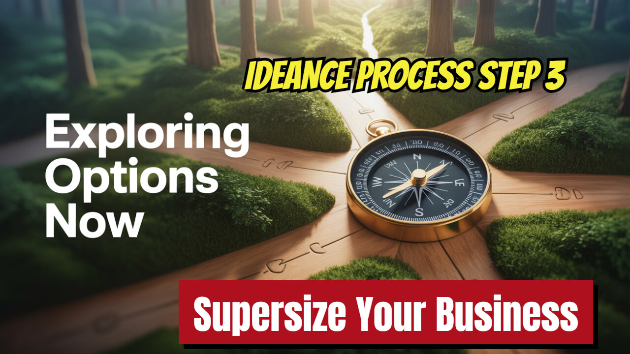 Use Spiritual IDEANCE Process Step 3, Explore Options, To Supersize Your Business!