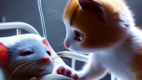 Cat and rat freinds forever