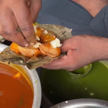 Upma street food in India