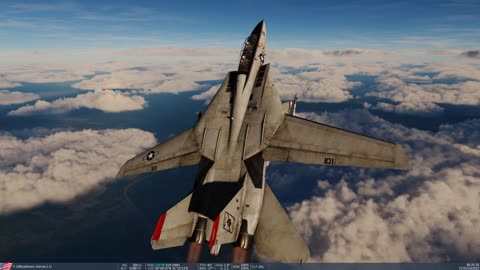 Max Climb out of Cairo , F-14B on the deck