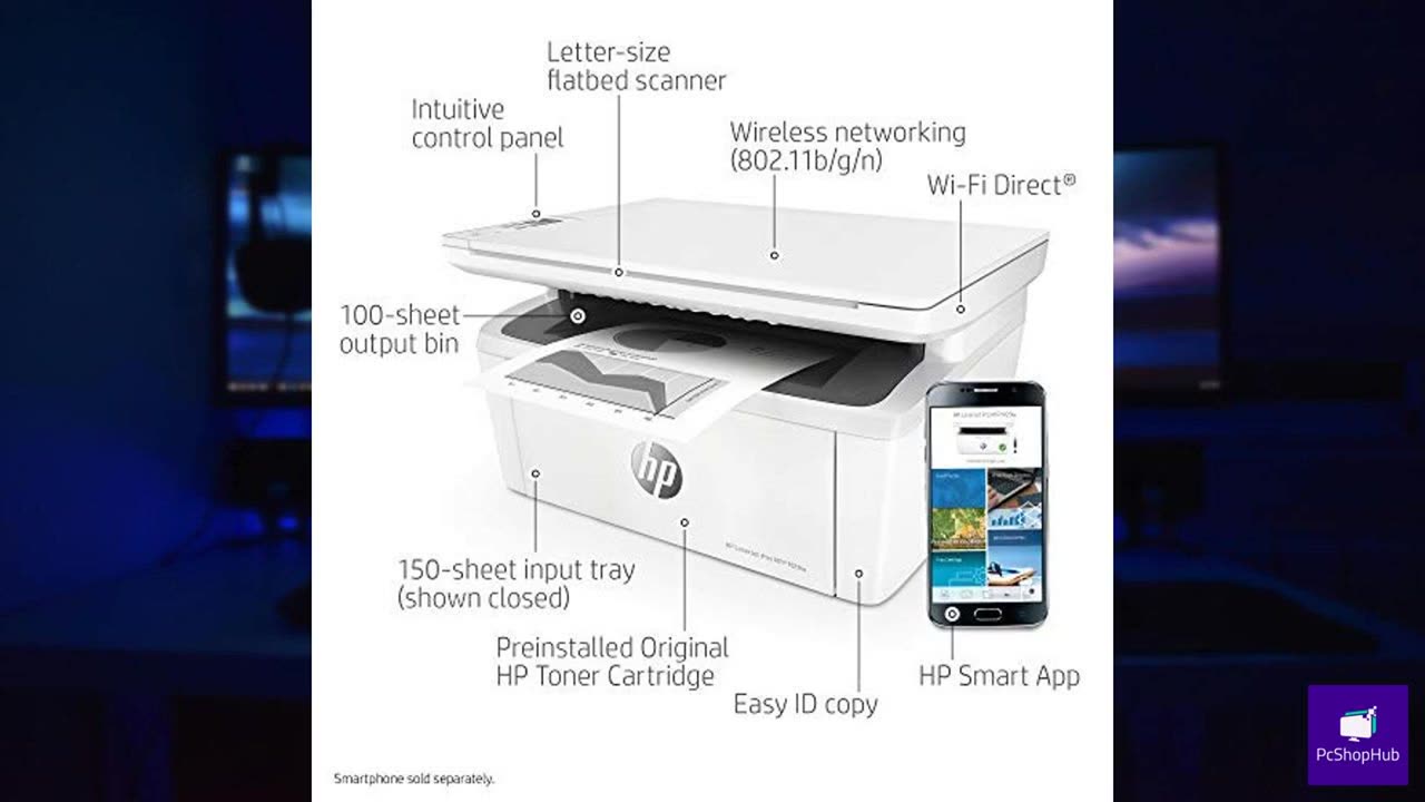 HP LaserJet Pro M29w Wireless All-in-One Laser Printer