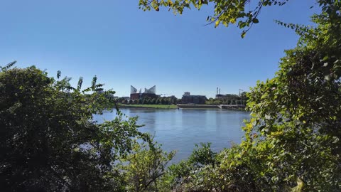 Walking along the North Side of the Tennessee River