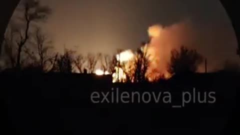 🔥🚁 Ukraine Russia War | UAV Strike Ignites Ammunition Depot Fire in Dovzhansk, Luhansk | RCF