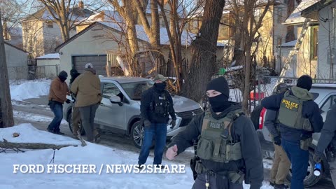 ICE just pulled handguns on professional leftist stalkers following them in Minneapolis