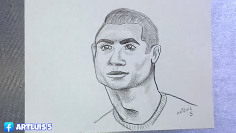 How To Draw Cristiano Ronaldo step by step