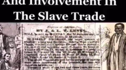 Who was behind slavery?