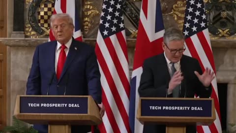 I guess President Trump said what Keir Starmer didn’t want to hear 