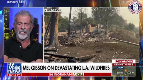 Mel Gibson on LA Fires: Were they set on purpose? Ingraham Angle 1-10