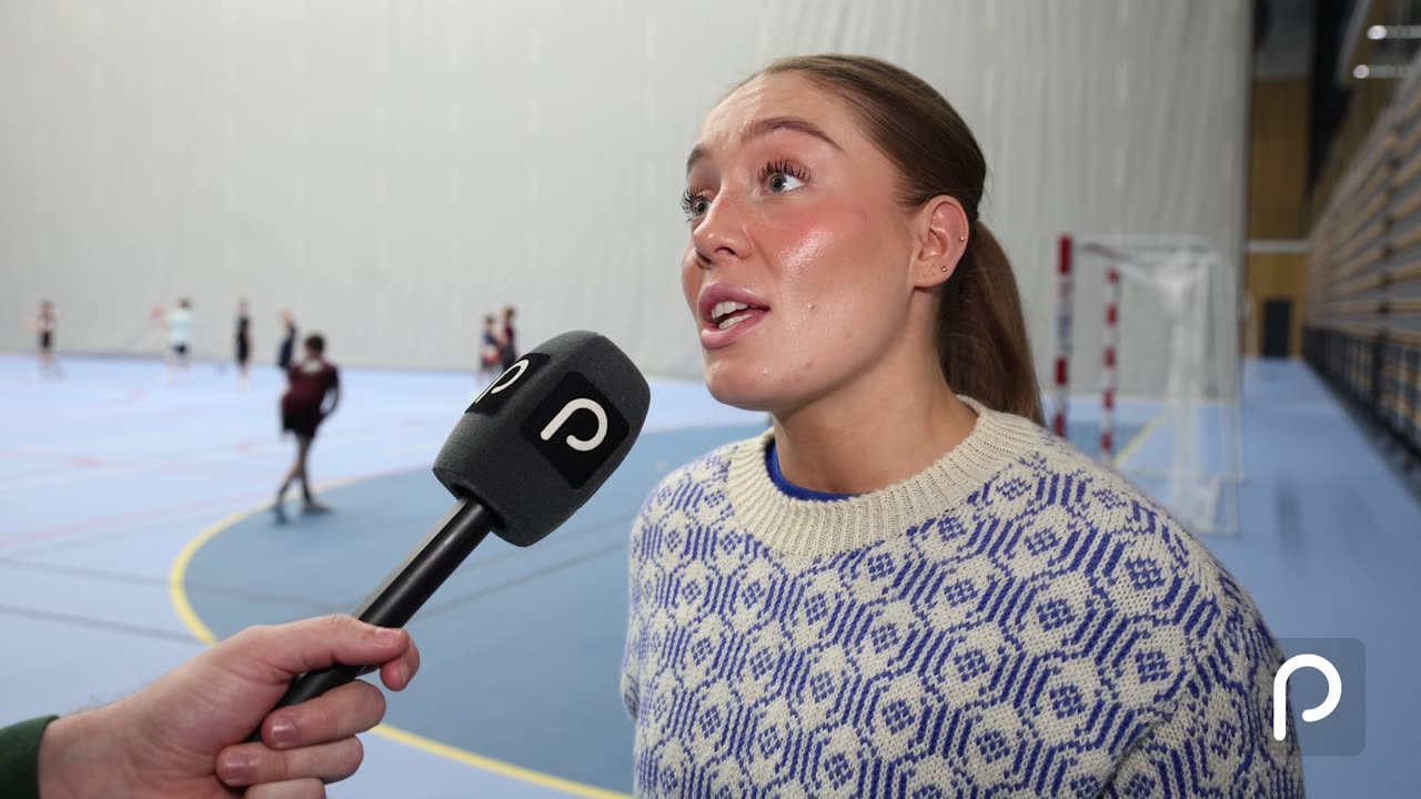 Súna Krossteig Hansen áðrenn vejingardyst