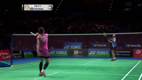 Yonex All England Open 2017 | Badminton F M5-WS | Tai Tzu Ying vs Ratchanok Intanon