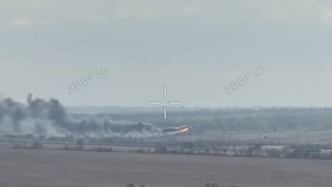 Ukrainian FPV drone shot down a Russian Mi-28 helicopter. 