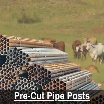 Pipe Fence Posts