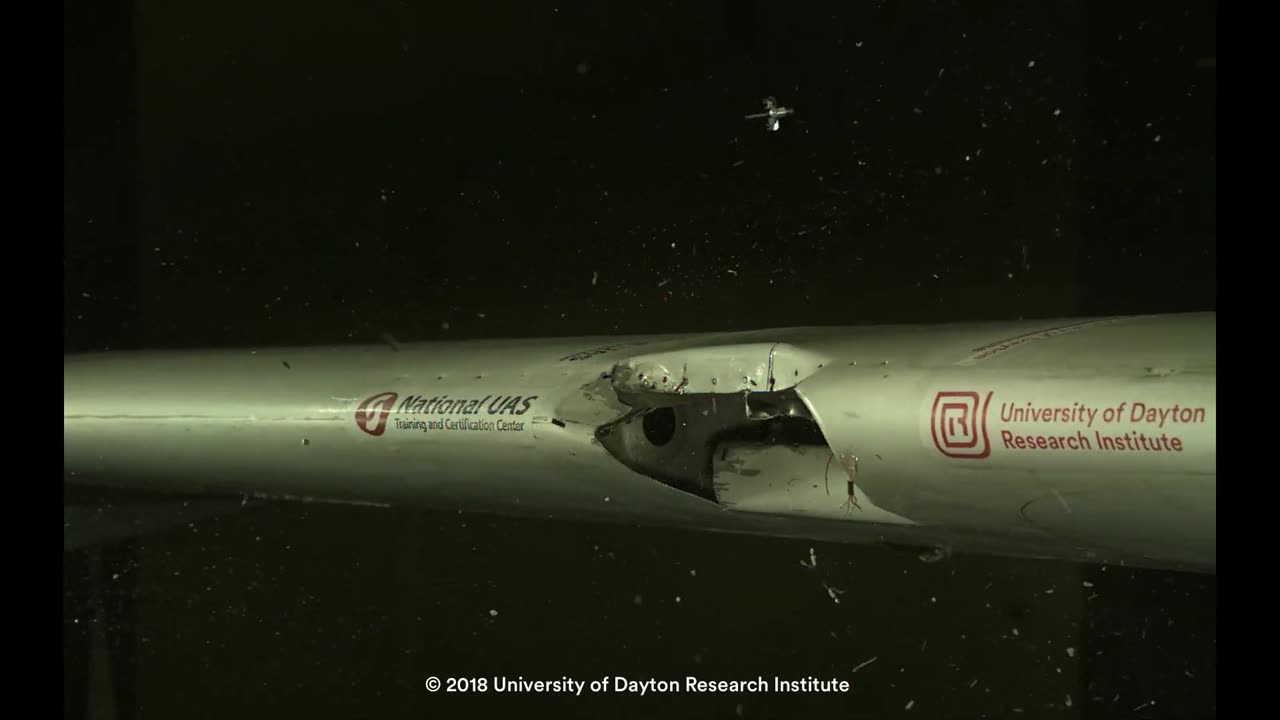What happens when a drone collides with an aircraft? The consequences can be catastrophic.