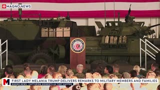 🇺🇸 First Lady Melania Trump Delivers Remarks to North Carolina Military Members and Families [LIVE]