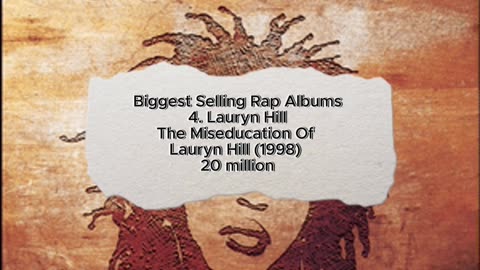 BIGGEST SELLING RAP ALBUMS EVER!!!