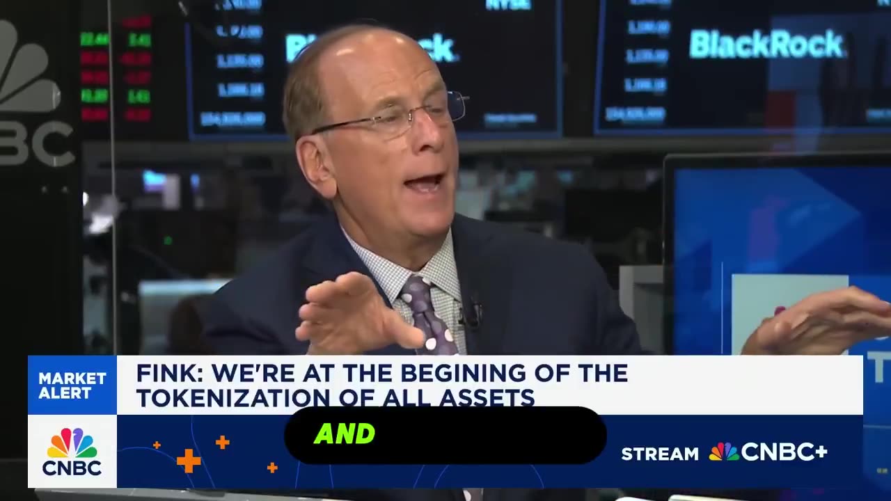 BlackRock's Larry Fink Wants To "Tokenize Everything."