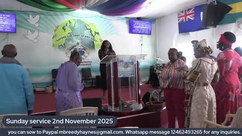 Sunday service 2nd November 2025