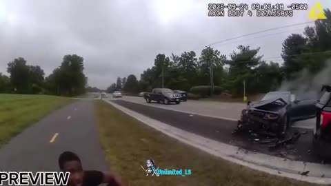 Man intentionally rams police cruiser during traffic stop because he was “bored” and “hates cops.”