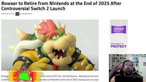 Jacob Bowser Retires In The End Of The Yr Due To Controversy On Nintendo Switch 2 Prices